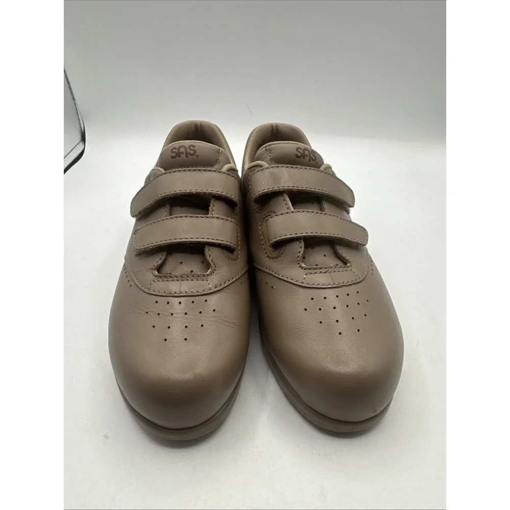 SAS Womens Me Too Mocha Tan Brown Size 4.5 Shoes Made In USA NEW Leather Slip On